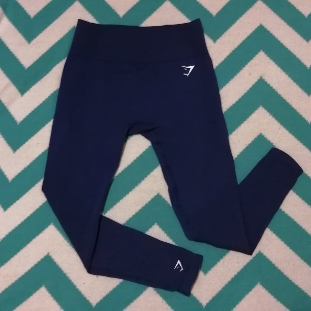 Gymshark Vital 2.0 Seamless Leggings, Blue